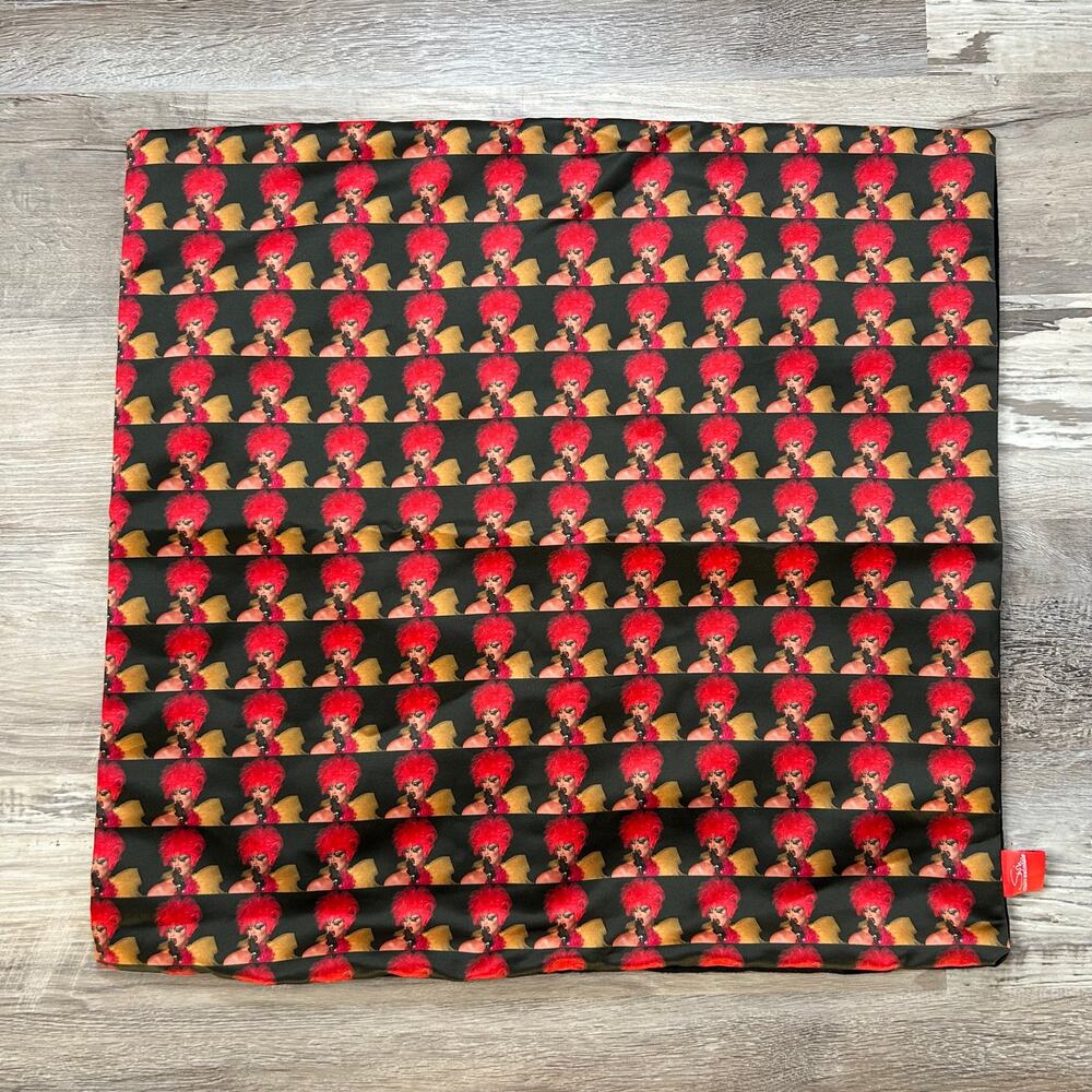 Claire Swindale Drag Queen Pillow Cover Pop Art Camp Maximalist British Decor